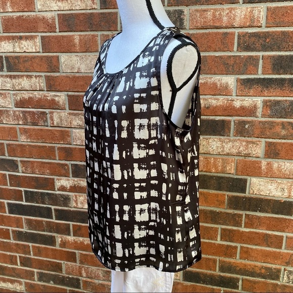 Nine West Black Sleeveless Blouse Size L - Picture 4 of 11